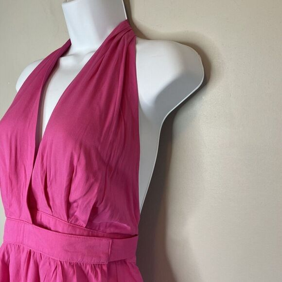 LULUS Dress Womens Small S Pink Wrap Mini NEW Open Back Positively Perfect - Picture 9 of 15